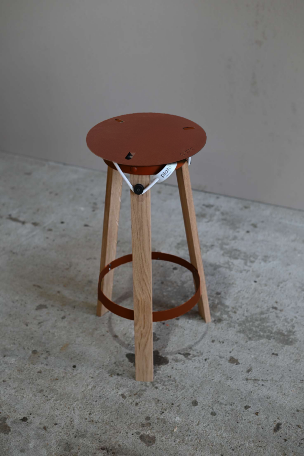 Tabourets Rouille Cuivré (Paire)