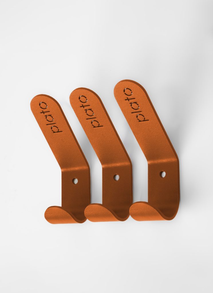 Patères pour tonneau Plato Orange Terracotta